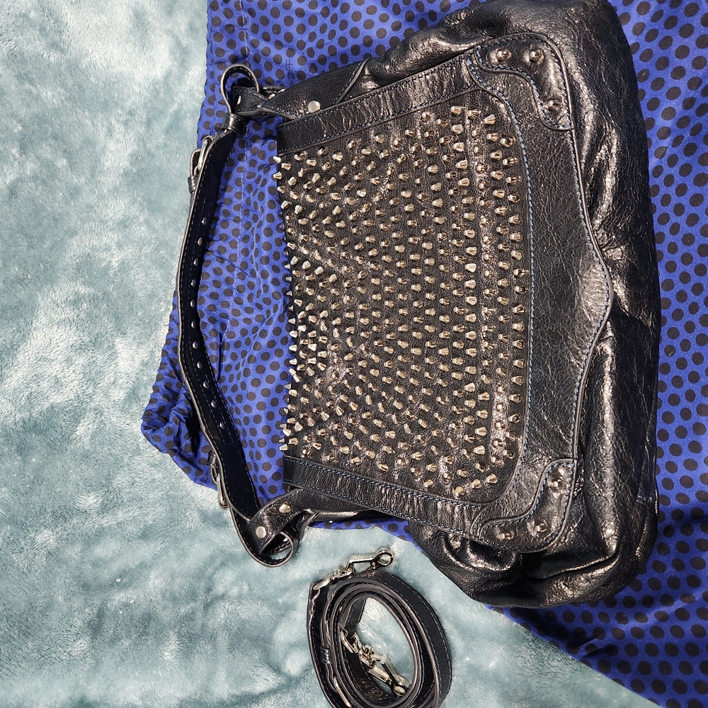 Rebecca Minkoff Black Geometric Shoulder Bag